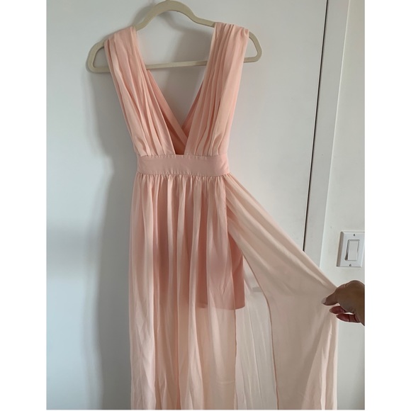 Blush pink maxi dress - Picture 2 of 3